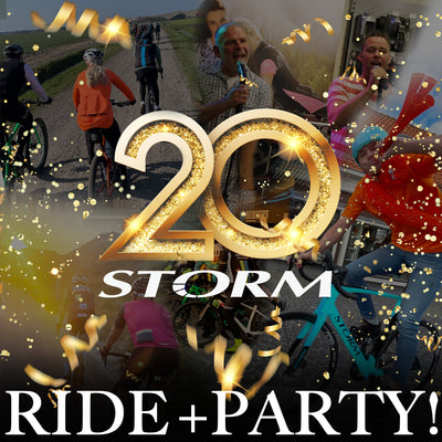 Zaterdag 6 Mei: Storm 20 Ride + Party. Ben jij er bij?